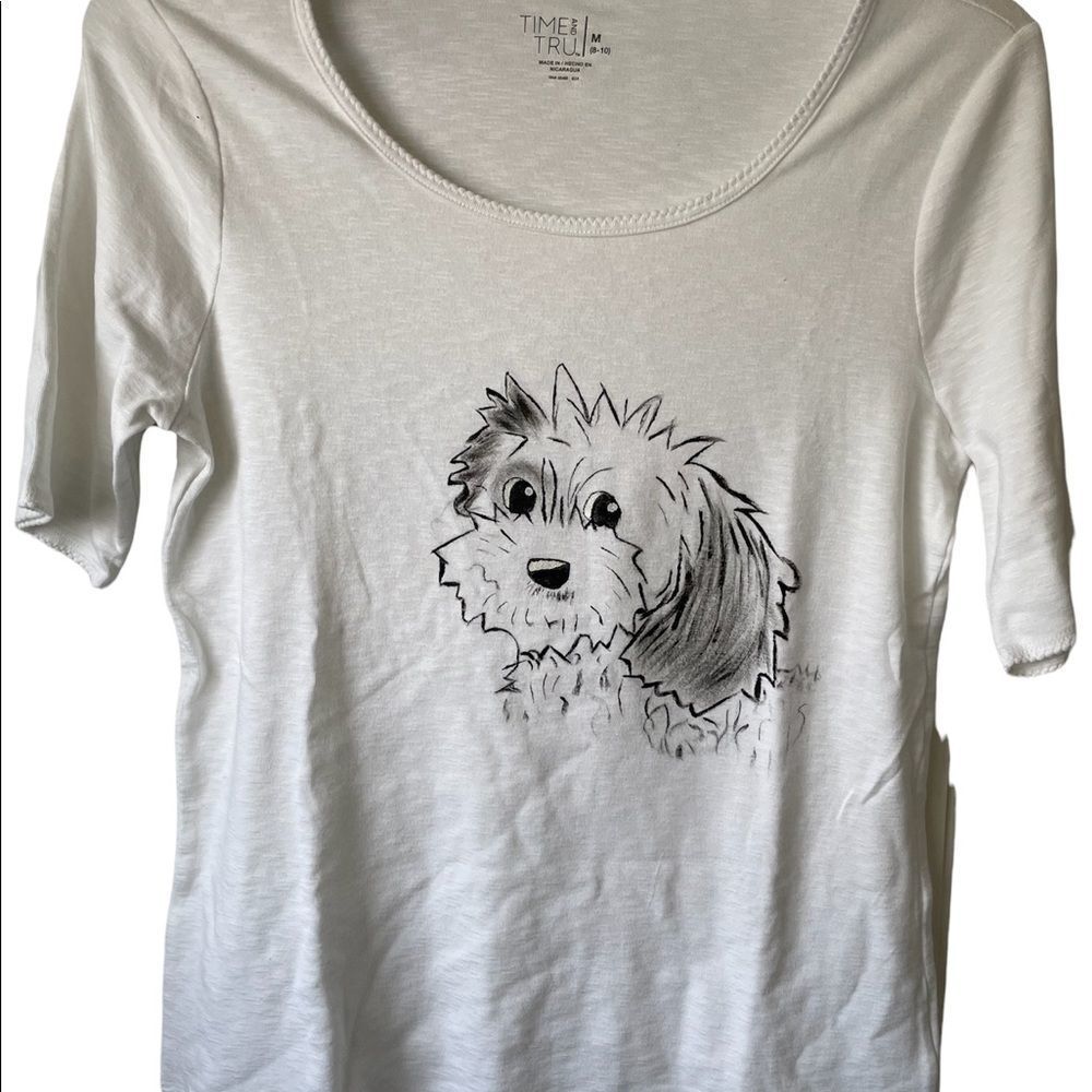 Time and Tru puppy T-shirt size medium